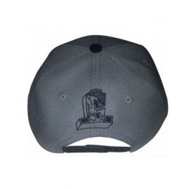 Skullies & Beanies Suicidal Tendencies Logo Gray Embroidered Snapback Baseball Hat Cap - CZ1832ETG80 $37.06