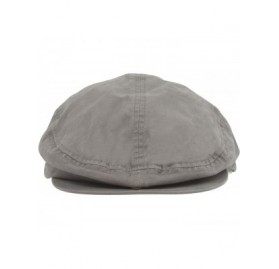 Skullies & Beanies Ivy Washed Canvas Newsboy Hat Cap - Grey - C7128W8Z5K3 $11.07