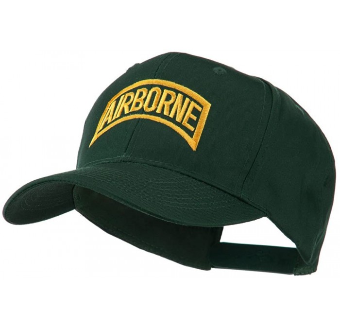 Baseball Caps Air Force Unit of Airborne Embroidered Cap - Green - CD11HEH4CA7 $43.63