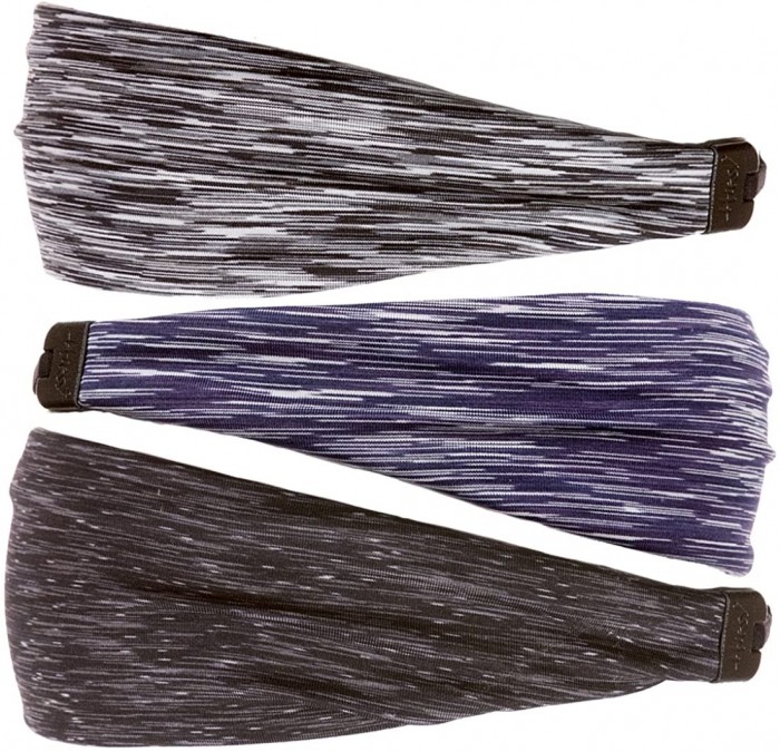 Headbands Adjustable & Stretchy Space Dye Xflex Wide Headbands for Women Girls & Teens - CP12NSHAJU6 $35.14