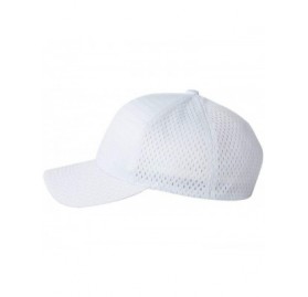 Baseball Caps Athletic Mesh Cap - 6777 - White - C711H7ODPUB $8.24