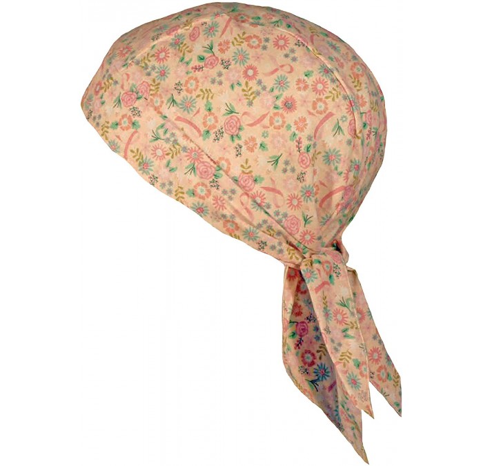 Sun Hats Pink Ribbon Butterfly Flydanna Headwraps Womens Skull Cap Doo Rag Fun Cotton - CU18OYMTCKH $17.08