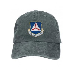 Skullies & Beanies Civil Air Patrol Command Men & Women Cool Sun Hats Fashion Adjustable Denim Jeans Baseball Caps - Deep Hea...