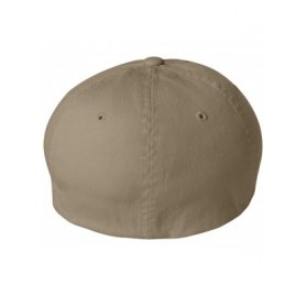 Baseball Caps Flexfit Men's Low-Profile Unstructured Fitted Dad Cap - Khaki - CI18TRCDTYO $20.45