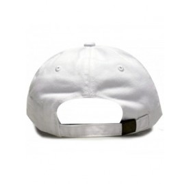 Baseball Caps Cat Face Cotton Baseball Caps - White - C917Z5EAYEC $13.72