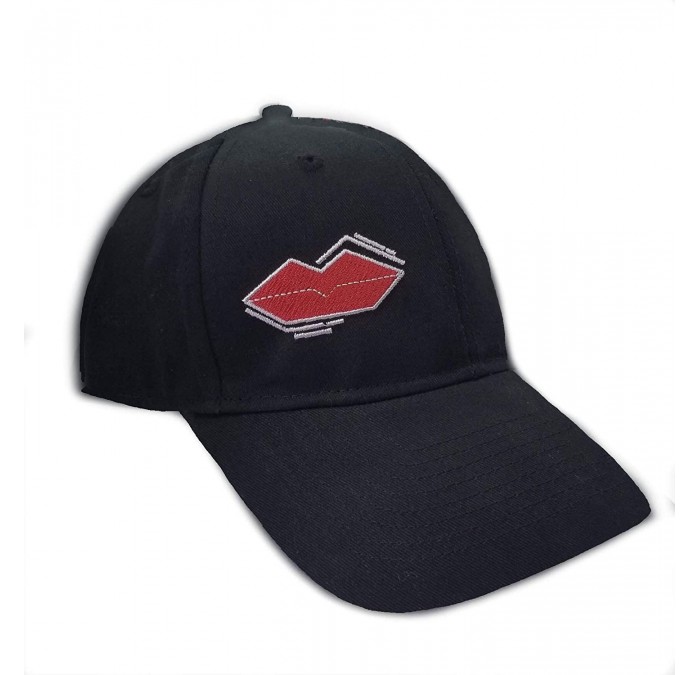 Baseball Caps Women Baseball Cap Black Adjustable Hat with Lips Design - CB195HY6SCI $25.17