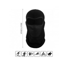 Balaclavas 4 Pieces Summer Balaclava Face Cover Windproof Fishing Cap Breathable Full Face Cover for Outdoor Activities - C01...