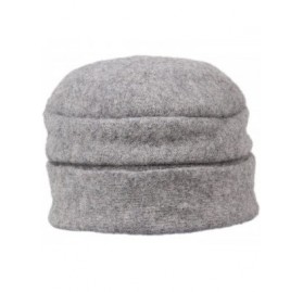 Bucket Hats Women's Wool Warm Bucket Hat Sleeve Head Cap Beanie Hat with Bow - Light Grey - C812M7DIXL7 $20.97