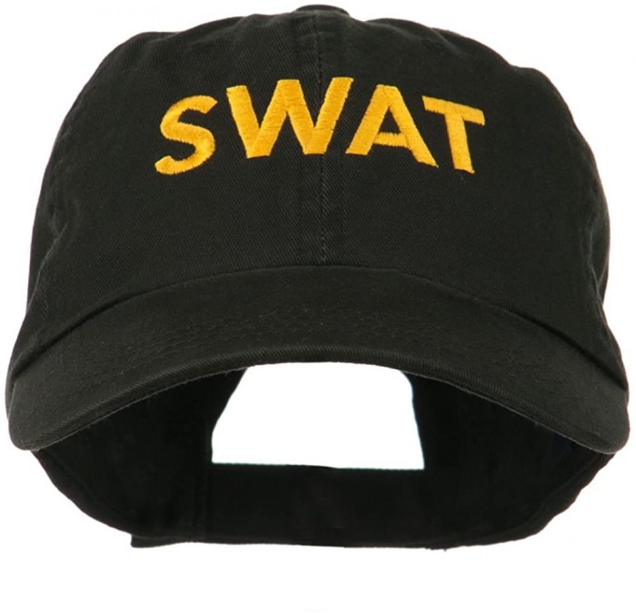 Baseball Caps Military Occupation Letter Embroidered Unstructured Cap - Swat - CH11ND5KWBX $43.73