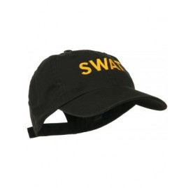 Baseball Caps Military Occupation Letter Embroidered Unstructured Cap - Swat - CH11ND5KWBX $23.36