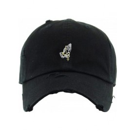 Baseball Caps Praying Hands Rosary Savage Dad Hat Baseball Cap Unconstructed Polo Style Adjustable - CB1930E8G0L $15.26