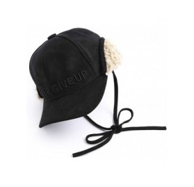 Baseball Caps Base Ball Cap for Women and Men Kids - Lei Feng Ushanka Black - CK18A0H934Z $10.18