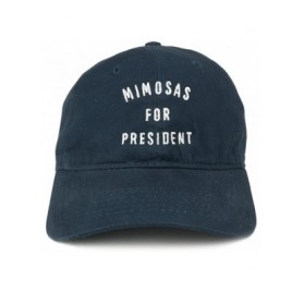 Baseball Caps Mimosas for President Embroidered 100% Cotton Adjustable Cap - Navy - CO12IZKD1B3 $14.82