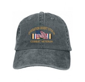 Baseball Caps Operation Desert Storm Combat Veteran Unisex Trucker Hats Dad Baseball Hats Driver Cap - Black - CN18NCXE64W $8.35