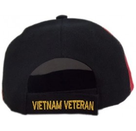 Baseball Caps Vietnam Veteran Double/Double Shadow Style Vet Cap [Adjustable Hat] - CT12103ID97 $22.40