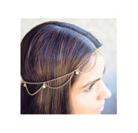 Headbands A&c 2016 Bohemia 2 Tiers Bead Headchain for Women- Fashion Headpieces for Girls. - C412N6DY9YK $7.52