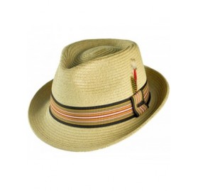 Fedoras Ridley C-Crown Fedora - Natural - C9114GQY2OL $39.47