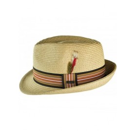 Fedoras Ridley C-Crown Fedora - Natural - C9114GQY2OL $39.47