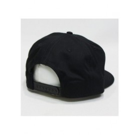 Baseball Caps Flat to Full Flip Brim Cotton Twill Bendable Visor Adjustable Snapback Caps - Black - CZ125VOLQOF $16.27