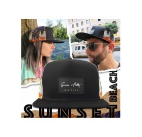 Baseball Caps Trucker Hat for Men & Women. Snapback Mesh Caps - Sunset Beach - CU18HC2CLCD $41.84