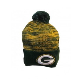 Skullies & Beanies Green Bay Packers Big Logo Full Knit Beanie - CC18YWSA3WE $8.60