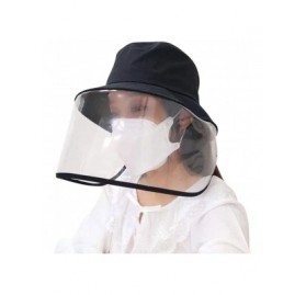 Visors Women Men Summer Visor Sun Hat Windproof Dustproof Full Protective Sun Hat - A-black - CX187GQTHLT $17.44