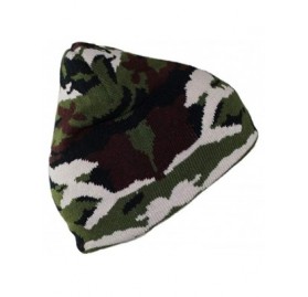 Skullies & Beanies Beanie Men Women - Unisex Cuffed Skull Knit Winter Hat Cap - Camouflage - CO18L4D3TY0 $10.17