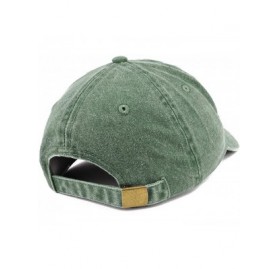 Baseball Caps Feminist Embroidered Washed Cotton Adjustable Cap - Dark Green - C018CULILM5 $14.39