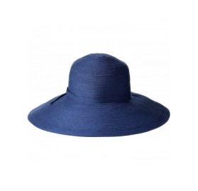 Sun Hats Women's 5-Inch Brim Sun Hat with Braid Self-Tie - Navy - CO126AORKS5 $26.99