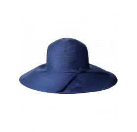 Sun Hats Women's 5-Inch Brim Sun Hat with Braid Self-Tie - Navy - CO126AORKS5 $26.99