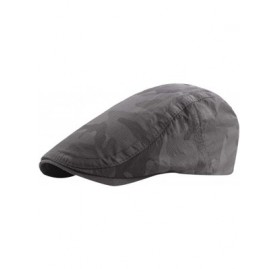 Newsboy Caps Breathable Hat Waterproof Quick Drying Newspaper - Dark Gray - CR18WELMXUD $8.60