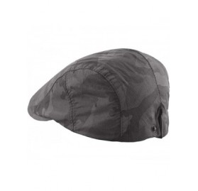 Newsboy Caps Breathable Hat Waterproof Quick Drying Newspaper - Dark Gray - CR18WELMXUD $8.60