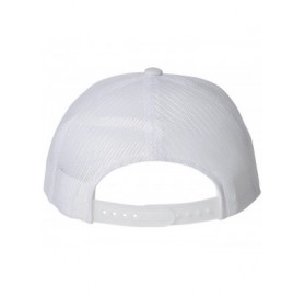 Baseball Caps Flexfit Retro Trucker Hat - White - CL12CLXLKO5 $8.21