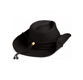 Cowboy Hats Dorfman Pacific Women's Shapeable Toyo Western Hat - Black - CV1287VG239 $36.86