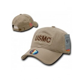 Baseball Caps US Military Dual Flag Raid Polo Baseball Caps R89M - Usmc - C711JUF4ZC7 $21.22