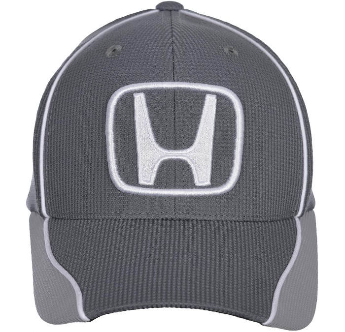 Baseball Caps Men's Honda Auto Logo Cap Breathable Gray Cap - CM196I9KDQX $35.80