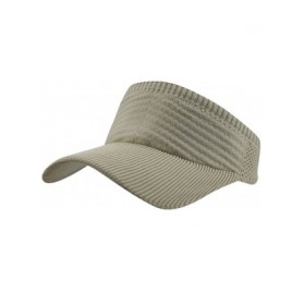 Baseball Caps Womens Summer Quick-Dry Mesh Empty Top Golf Stretchy Sun Baseball Visor Hat Cap - Beige - C818H3DOWKC $7.43