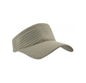 Baseball Caps Womens Summer Quick-Dry Mesh Empty Top Golf Stretchy Sun Baseball Visor Hat Cap - Beige - C818H3DOWKC $7.43