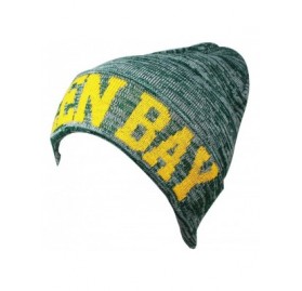 Skullies & Beanies Classic Cuff Beanie Hat Ultra Soft Blending Football Winter Skully Hat Knit Toque Cap - Sf200 Green Bay - ...