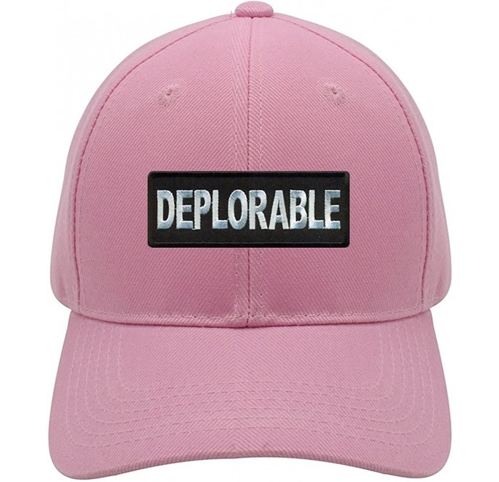 Baseball Caps Hat Black Adjustable Cap Funny Pro Trump - Pink - C618DLTDME2 $41.27