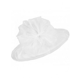 Sun Hats Women's Lace Fascinators Floppy Sun Hat for Kentucky Derby- Royal Ascot- Church- Wedding- Tea Party- Easter - CA17YU...