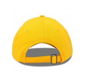Baseball Caps Baseball Cap Dad Hat Plain Men Women Cotton Adjustable Blank Unstructured Soft - Gold - C212O1PE7V3 $9.64