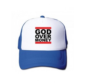 Sun Hats Dachen Adut God Over Money Snapback Baseball Cap Outdoor Sports Mesh Hat Sun Hats RoyalBlue - CH186SE9CA0 $12.13