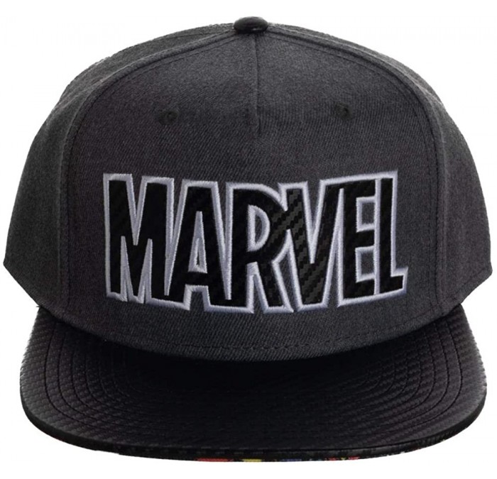 Baseball Caps Marvel Comic Book Superheroes Mens Hat Black - CZ18YZGTA3A $14.57