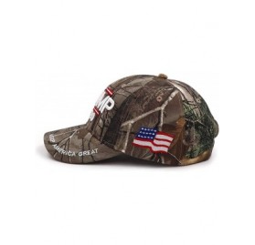 Baseball Caps Donald Trump Hat Camouflage Cap Keep America Great MAGA Hat President 2020 American Flag USA - Camo1 - C618SNZK...