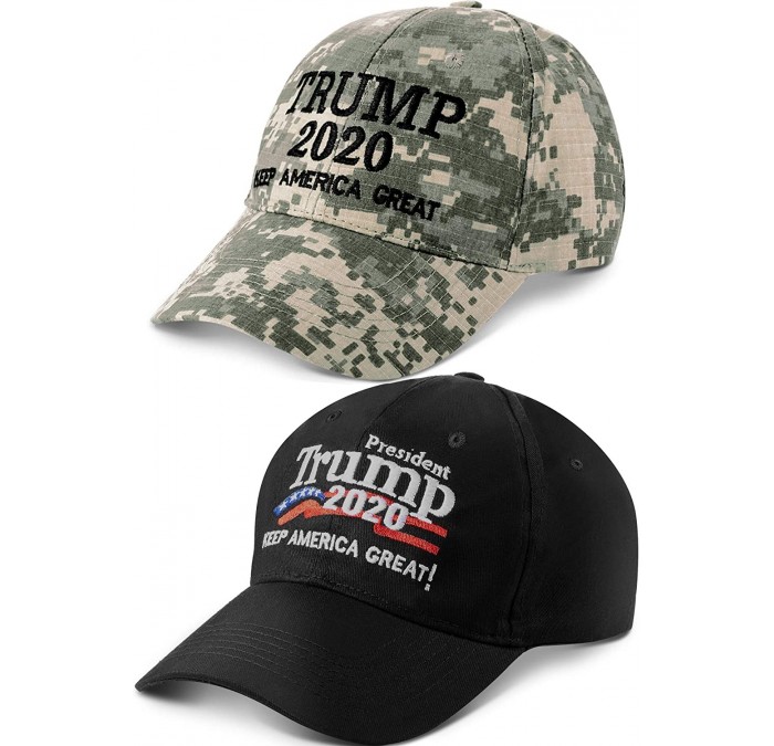 Baseball Caps Embroidery Campaign Adjustable America Supplies - CM18R96KK79 $29.17