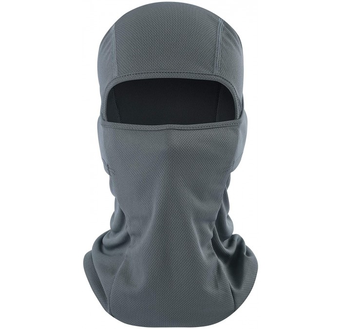 Balaclavas Balaclava - Breathable Face Mask Sun UV Protection for Motorcycle - Gray - C6192ZGZU75 $24.94