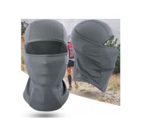 Balaclavas Balaclava - Breathable Face Mask Sun UV Protection for Motorcycle - Gray - C6192ZGZU75 $15.55