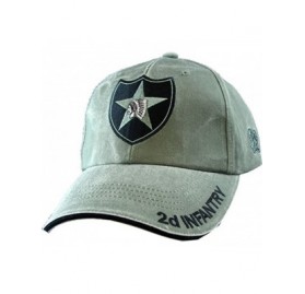 Baseball Caps US Army 2nd Infantry Division OD Green Ball Cap- Adjustable - CP1190O6LRP $20.05