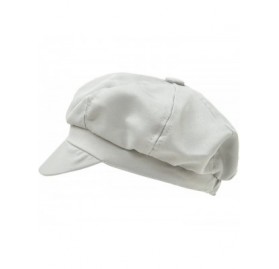 Newsboy Caps Newspaper Boy Hat - Silver - C41858AKQUM $18.37